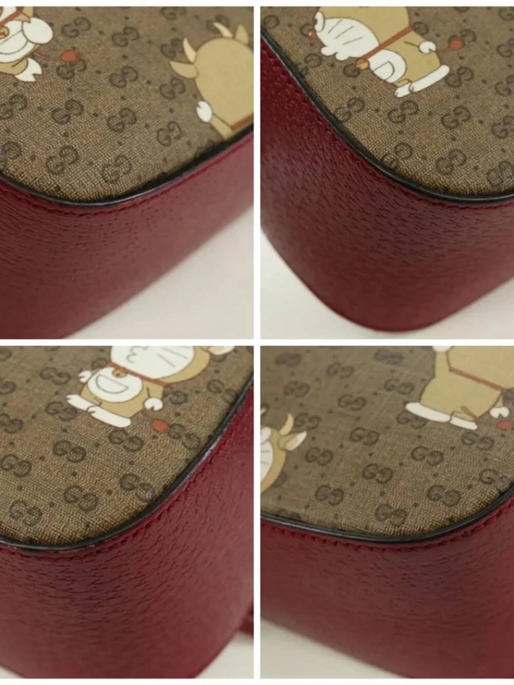 GUCCI Micro GG Supreme Doraemon Collaboration Bag PVC 574886 Auth YKZ711SAM